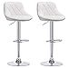 Bar stołek 2 sztuki/zestaw obrotowych bar stołki regulowane wysokie stołki na kuchenne bary 7 kolorystyczne skórzane krzesła Krzesła barowe (Color : B)