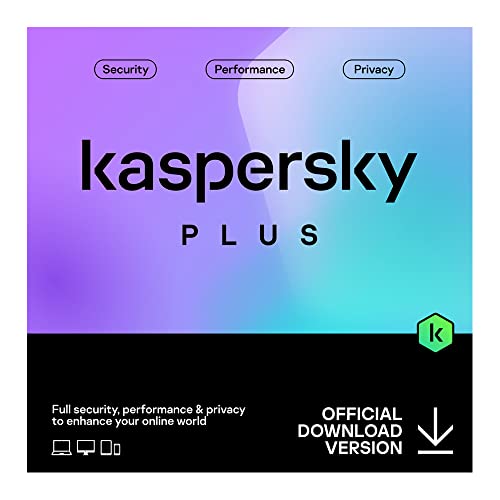 Kaspersky Plus Total Security 3 Devices 1 Year Software License, Antivirus for PC, MAC | Same day Digital Delivery