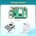 iRasptek Basic Starter Kit for Raspberry Pi 5 4GB RAM -Includes 4GB Board, 27W PD Power Supply and Active Cooler