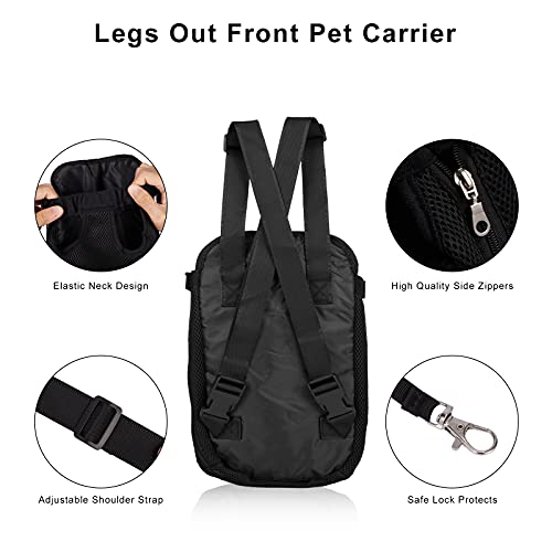 Dog Carrier Backpacks - Adjustable Legs Out Front Pet Carrier Backpack Hands Free Dog Front Carrier For Small Medium Dogs Cats Puppies For Traveling Hiking Camping #TOP2