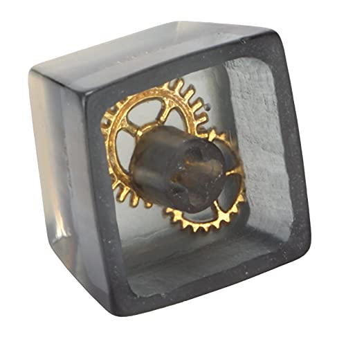 Teclas de teclado mecánico estilo engranaje negro para transformar tu zona gaming 3
