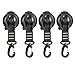 Attaches à ventouse avec mousqueton auvent latéral de voiture crochets de fixation de tente de Camping 4 pièces piquets de tente