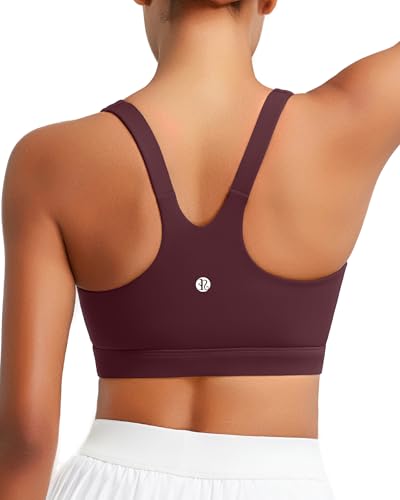 Image of RUNNING GIRL Sports Bra for Women, Molded Cup High Impact Sports Bras for Women with Sewn in Pads