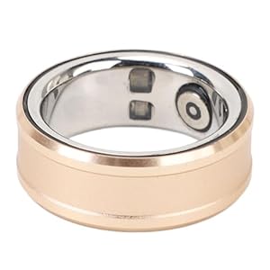 Smart Health Ring,Step Counting Sleep Monitoring Temperature Fitness Tracker Ring with 18mAh Battery, Movement Mode, Smart Ring Health Tracker for Women Men