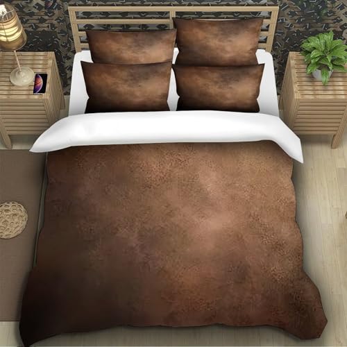 Housse de couette fermeture éclair facile à enfiler, lit double microfibre résistante - 5