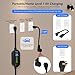 Vickxsii Level 2 EV Charger, Electric Vehicle Portable Charger Adjustable Current （240V 32A） with 16FT Cable, Home Waterproof Mobile EV Charging for SAE J1772 Electric Cars