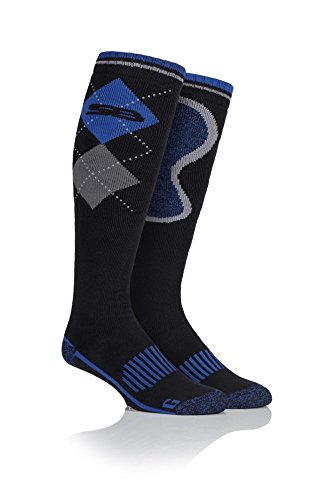 Hommes 1 Paire Tempête Bloc avec BlueGuard long coton Pays chaussettes noires 6-11 Mens Cover