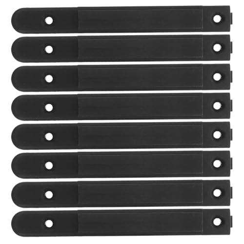 Kichvoe 8pcs Stanchion Belt Receiver: clip connettore da parete estremità cintura – accessori barriera di ricambio per la gestione delle code di controllo folla