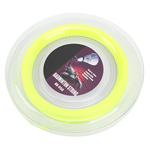 Natudeco Cuerda De Raqueta De Bádminton, Repuesto De Cable De Hilo De Raqueta De Tenis Profesional, 0,72mm, 200m, Carrete De Alambre De Raqueta para Entrenamiento Diario De Aficionados
