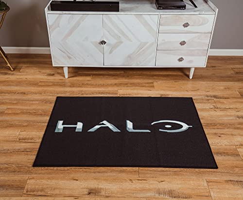 Tapete rectangular HALO negro 93.98x76.20 cm miniatura 2