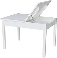 Vista 19 de IC International Concepts Juvenile Table with Lift-Up Top, Hidden Storage, Durable Wood Construction, Ideal for Playrooms and Classrooms - Java