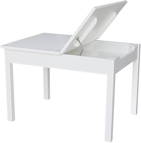 Miniatura 19 de IC International Concepts Juvenile Table with Lift-Up Top, Hidden Storage, Durable Wood Construction, Ideal for Playrooms and Classrooms - Java