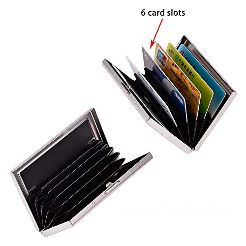 Ofixo OFX_BLUE_ATM Credit Card Holder Protector Stainless Steel Credit Card Wallet Slim Metal Credit Card Case thumb #5