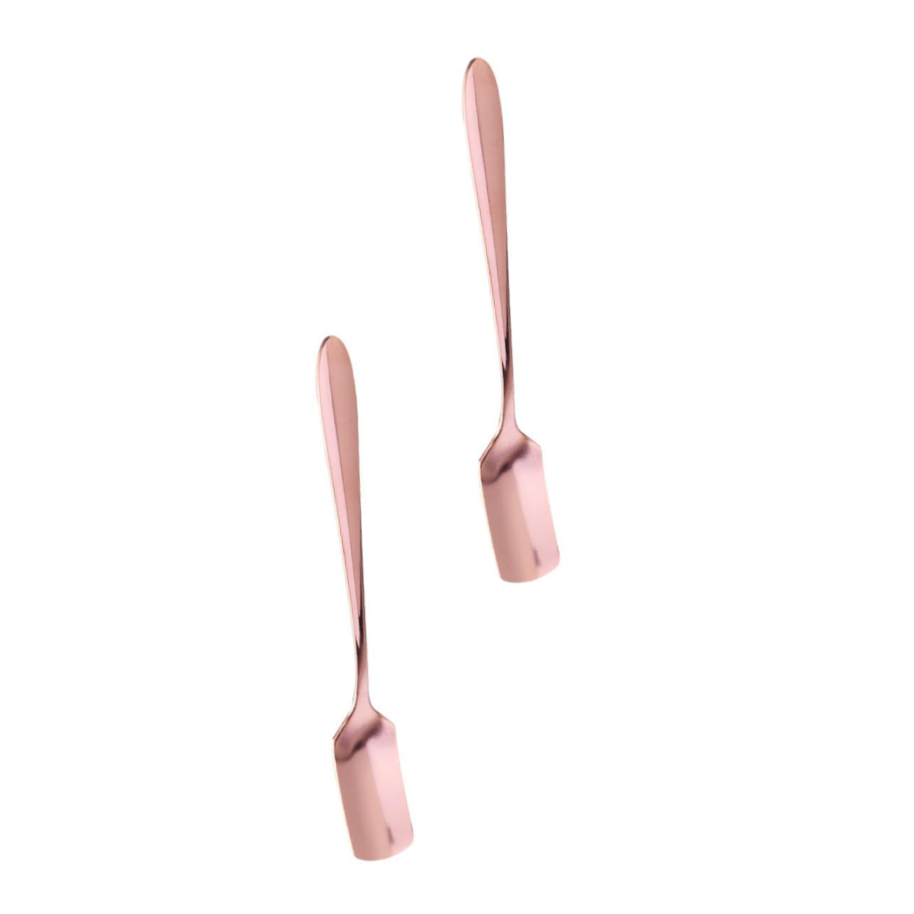 2Pcs Multi Functional Stainless Steel Spoons Dessert Cake and Soup Spoons for Parties and Everyday Use Finish Comfortable Handle for Easy