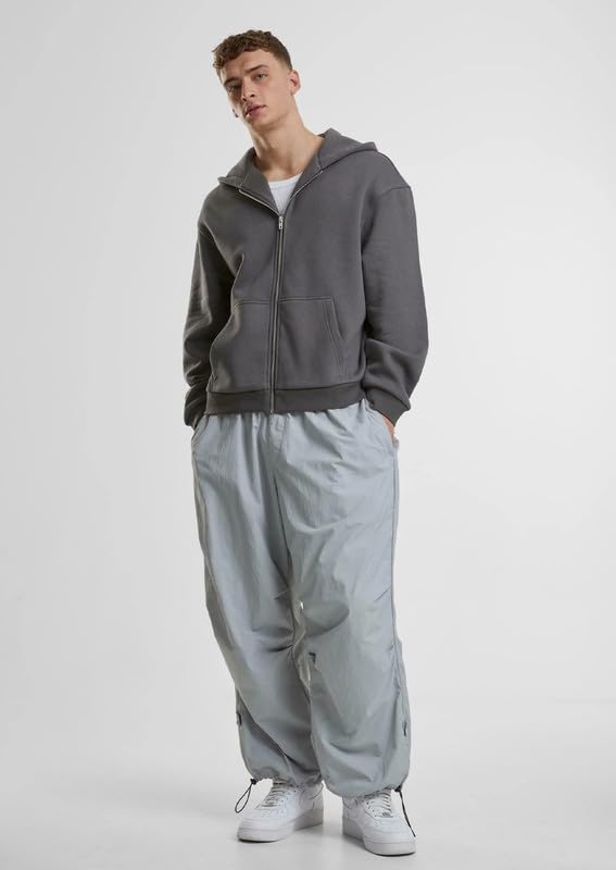 Image of Besick Premium Cotton Solid Relaxed Fit Zipper Hoodie for Men