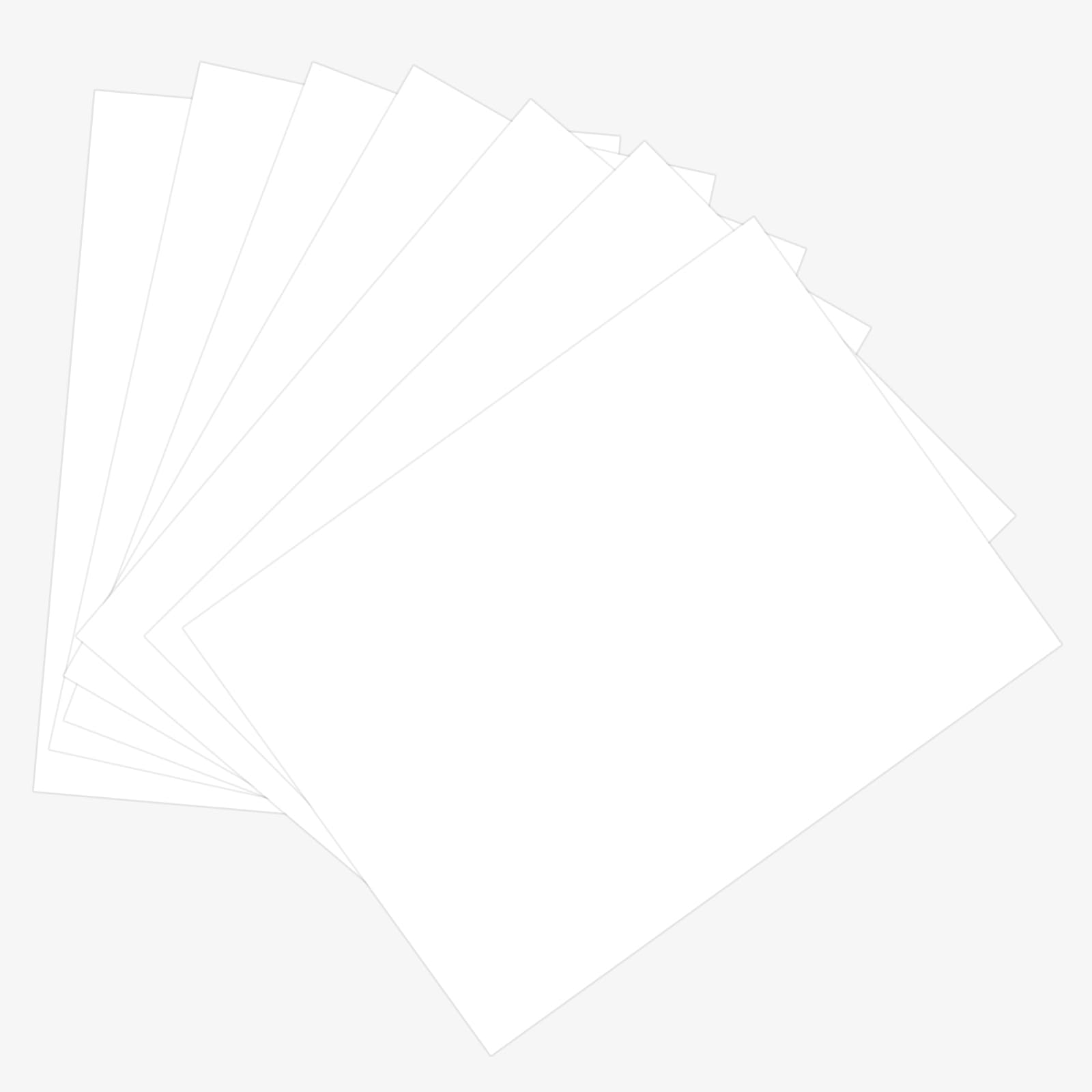 Yeachlaing Printable Vinyl Sticker Paper for Inkjet Printer - Matte White - 22 Decal Label Self-Adhesive Sheets 8.5"x11"- Dries Quickly