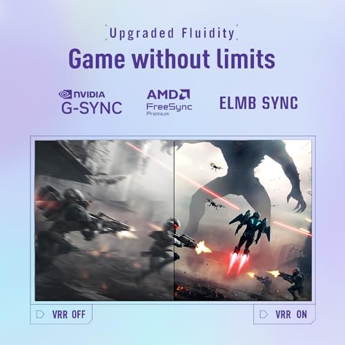 Image of ASUS TUF S5 24.5 inchGaming Monitor - 310Hz, Fast IPS, 0.3ms, G-SYNC Compatible, FreeSync Premium, Extreme Low Motion Blur Sync, 99% sRGB, Gaming AI Technology, 1 X DisplayPort 1.4, 2X HDMI 2.0, Black