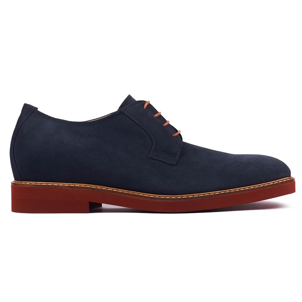 MASALTOS Zapatos de Hombre con Alzas Que Aumentan Altura hasta 7 cm. Fabricados en Piel. Modelo Corby A