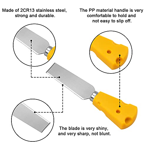 Sinzau 4-Piece Stainless Steel Cheese Knife Set - Slicer & Cutter for Cake, Fruit & More - Image 4