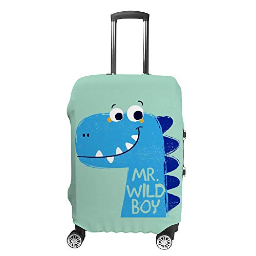 Housse de protection pour bagages voyage Mr Wild Boy lavable en tissu extensible