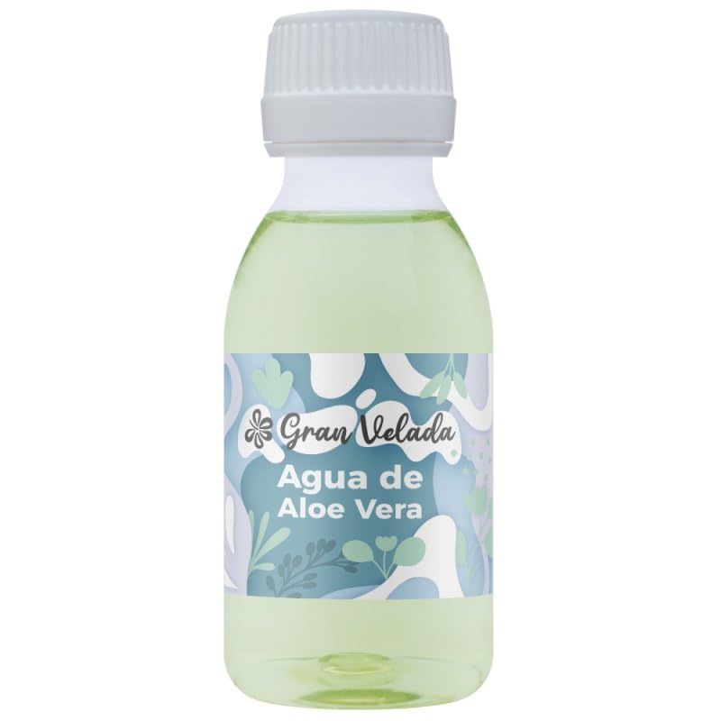 Gran Velada - Agua de Aloe Vera 1000 ml | Ingrediente Cosmético Hidratante, Calmante y Regenerador | Para Cremas, Tónicos y Mascarillas