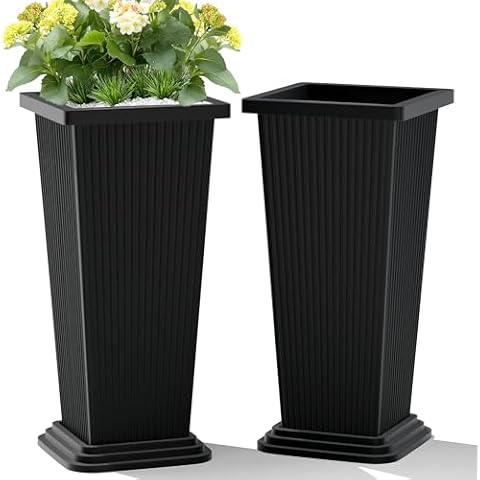 TUYOHW 24" Tall Planters Set Cover