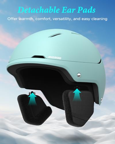 Image of Ski Helmet for Women Men, Safety Certified Snowboard Helmet with Shockproof ABS Hard Shell for Adults & Youth