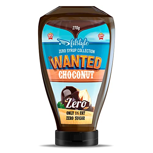FITstyle Sirope Zero de Chocolate Avellana | Sin azúcar añadido y sin grasa | Topping sin calorias: menos de 8 kcal por ración