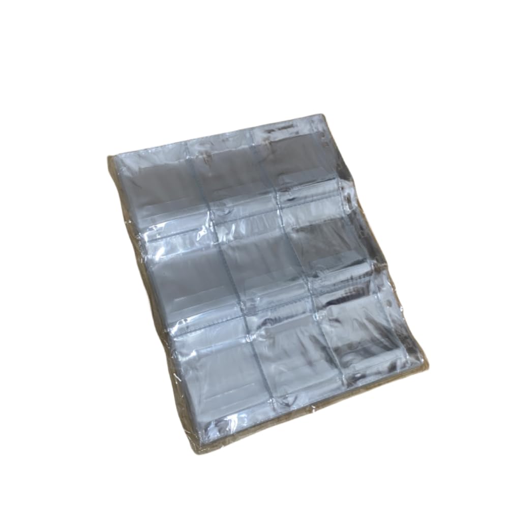 MYFEELGAGA 【10枚入り】65mm 缶バッジ収納ファイル A4サイズ 追加ファイル 大容量 落下防止フタ付き 耐久性