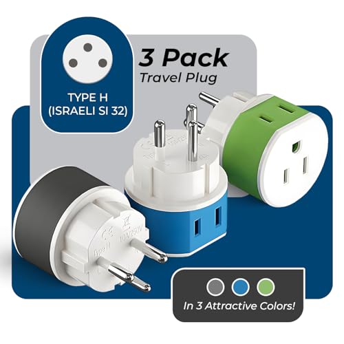 Orei US-14 Israel, Palestine Power Plug Adapter thumb #1