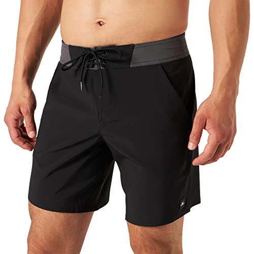 O'Neill Hombre Freak Board Shorts - Un Color, Negro, 32