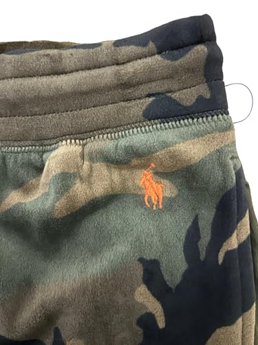 POLO RALPH LAUREN Mens Velour Slim Sleep Pants Surplus Camo Large2