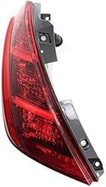 Evan-Fischer Tail Light Assembly Compatible with 2003-2005 Nissan Murano Red Lens Driver Side