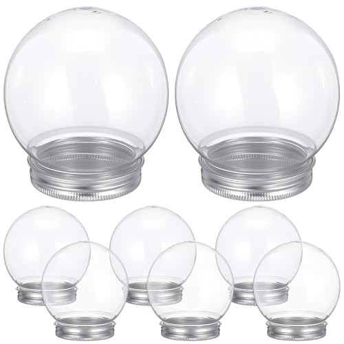 Bolas de copo de nieve plásticas transparentes para regalar y rellenar calcetines 2