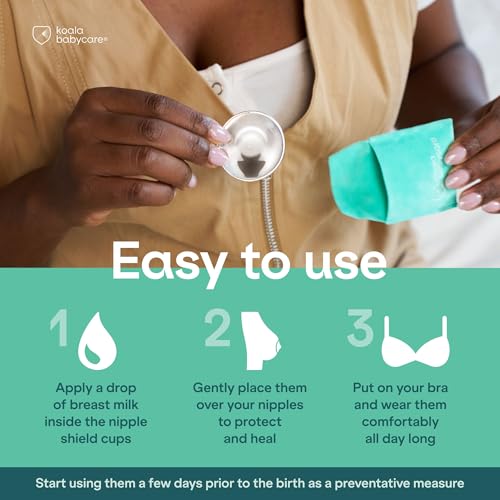 image for Koala Babycare The Original Nursing Cups 100% Silver – Nipple Shield