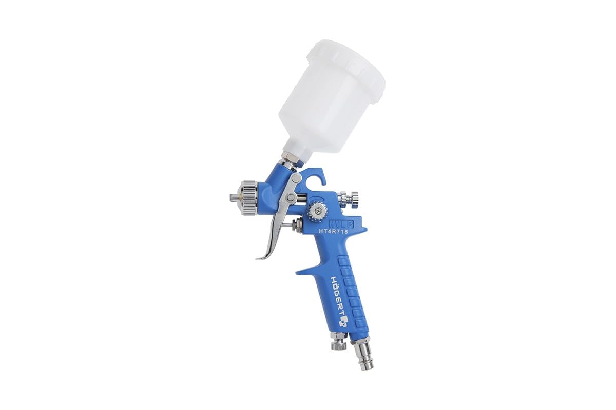 Högert Technik Blue Mini Spray Gun With Top Suction Cup 100 Ml