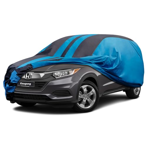 Image of Kaugung Car Cover Waterproof Custom Fit Honda HRV(2016-2025), Full Exterior Cover for Automobiles Lightweight Resistant Outdoor Sun UV Rain Dust Snow Wind Protection.