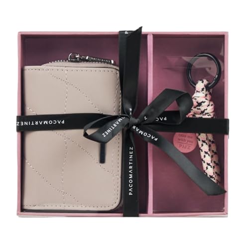 PACO MARTINEZ Set de Regalo para Mujer, Caja Regalo con Cartera B...
