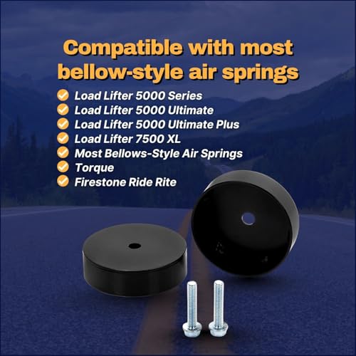 Image of Torque 1.25 inch Air Spring Bag Spacer for Ford Chevrolet RAM GMC Trucks