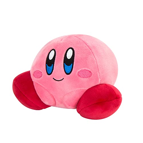 Club Mocchi Mocchi TOMY - Peluche Kirby Junior 15 cm de l'univers Nintendo. Super douce et idéale pour les collectionneurs ainsi que les filles et les garçons dès 3 ans. T12773