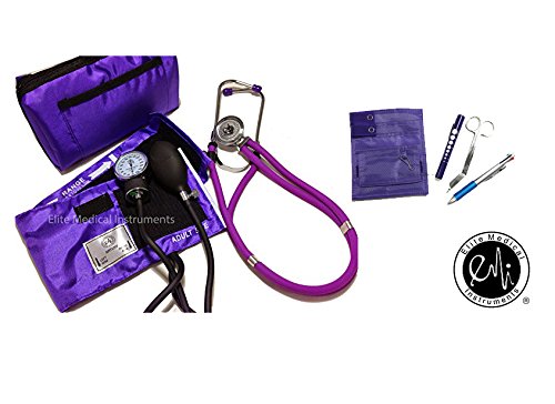 EMI NK-330 Sprague Rappaport Stethoscope and Aneroid Sphygmomanometer Manual Blood Pressure Set