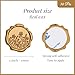 UNIQOOO Wildflower Wax Seal Stickers - Floral Wedding Invitation Envelope Seal Sticker, 50 Pcs Self- Adhesive Antique Gold Field of Flowers Stickers, Perfect for Christmas, Gift Wrapping