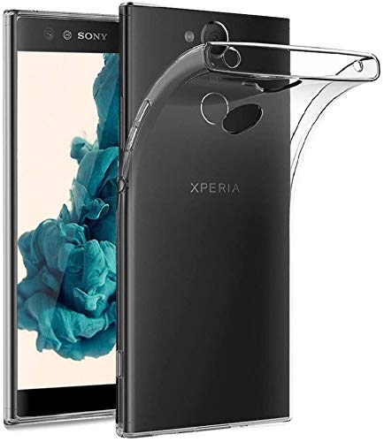 REY 3X Funda Carcasa Gel Transparente para Sony Xperia L2, Ultra Fina 0,33mm, Silicona TPU de Alta Resistencia y Flexibilidad