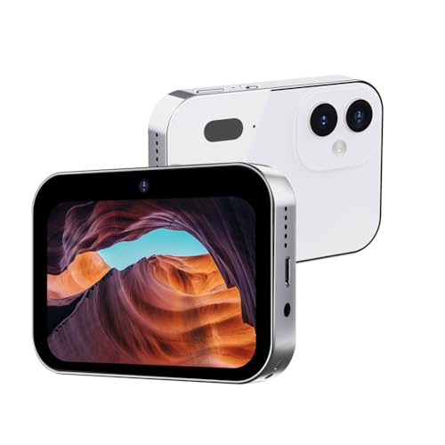 Cámara Digital 4K CCD 64MP con Pantalla Táctil y Zoom 16X Blanco miniatura 2