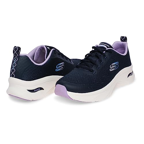 Image of Skechers Women Arch Fit D'Lux Cozy Path Lace Up Shoe