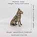 German Shepherd Dog Figurine Handmade Sculpture