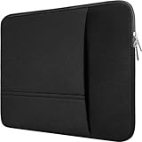 TEDNETGO Laptop Sleeve 15.6 inch, Upgrade Sturdy Portable Monitor Computer Laptop Case, Carrying Sleeve Bag Briefcase Bag 15.6'' with Pockets for MacBook PC Mac HP Lenovo Dell Asus Xbox Switch, Black