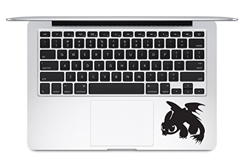 Toothless How to Train Your Dragon Trackpad Keyboard Macbook Decal Vinyl Sticker Apple Mac Air Pro Laptop Sticker