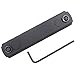 9 Slots Picatiny/Weaver Rail Section for KEYMOD Rail CNC Aluminum Black Anodized