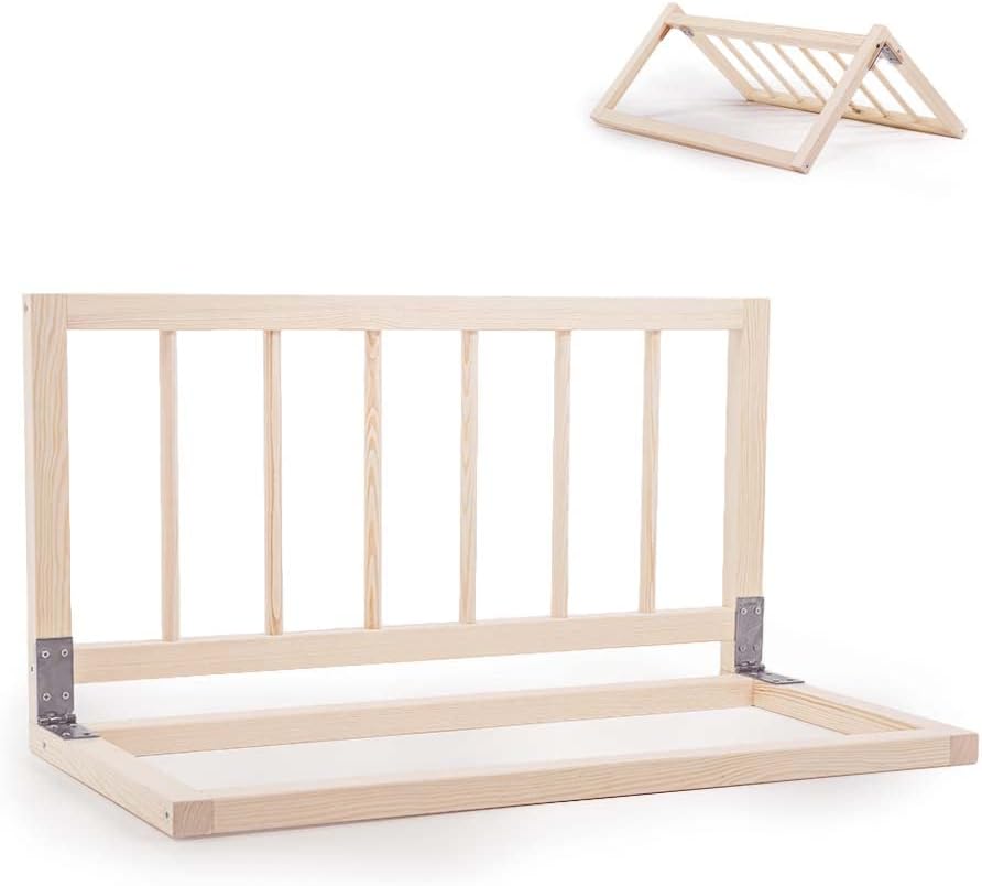 MAMOI® Wooden Bed Rail Wooden Bed Guard Bed Rail Baby Sleep Guard